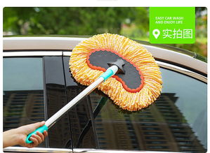 高效便捷的清潔神器 長(zhǎng)桿伸縮洗車拖把